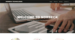 Desktop Screenshot of norbecktech.com
